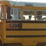 OK, he's in the bus! I will post getting off the bus pictures later :)