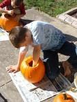 Time to dig for goodies!  Are pumpkins filled with Candy?  Wait.. no... those are Piñatas.