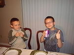 The Harris Kids love their grape soda!!